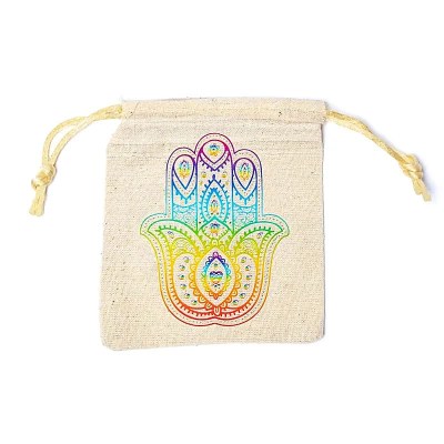 Khamsa pouch White